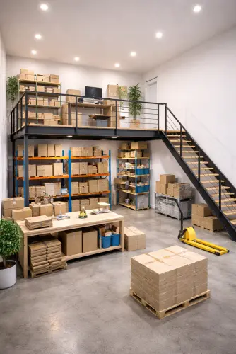 Kontraktor Mezzanine regol