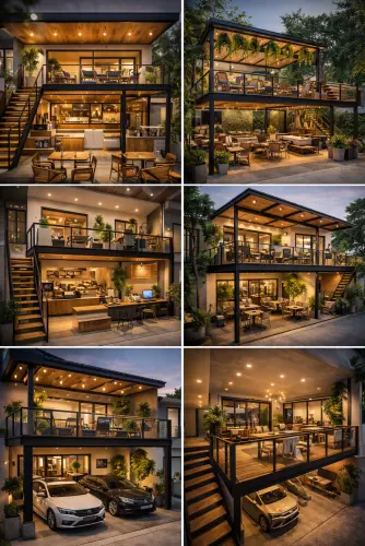 Mezannine Cafe Modern di Regol